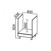 Стол под плиту 600 "Волна" С600п