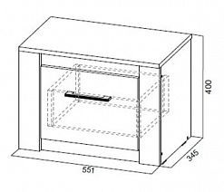 Тумба прикроватная "Гамма 20" (серия №4)