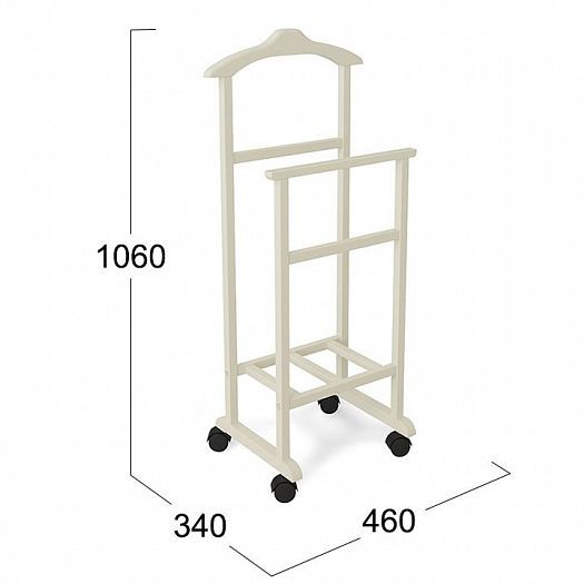 Вешалка напольная (для гостиной) тип 2 - размеры