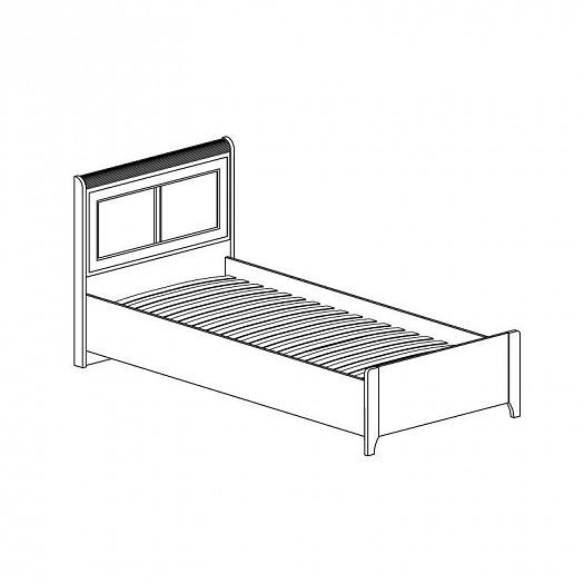 Кровать 900 мм "Белла" №249 - Кровать 900 мм "Белла" №249, схема