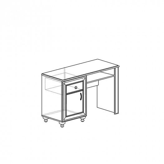Стол туалетный "Афины" №363 - Стол туалетный "Афины" №363, внутреннее наполнение
