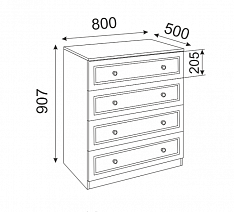 Комод "Беатрис" №5