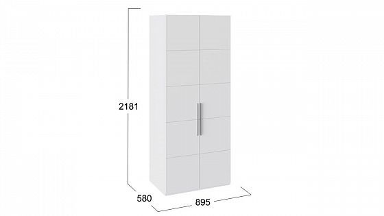 Шкаф для одежды с 2-мя дверями "Наоми" - размеры