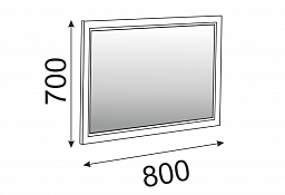 Зеркало в раме "Беатрис" №15