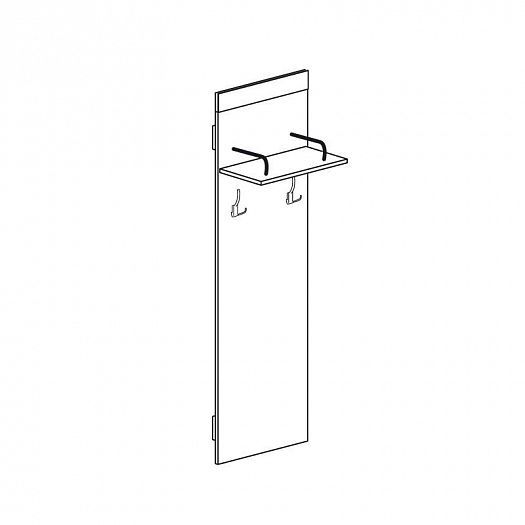 Панель-вешалка (500 мм) "Йорк" 36.0-ПН - Панель-вешалка (500 мм) "Йорк" 36.0-ПН, схема
