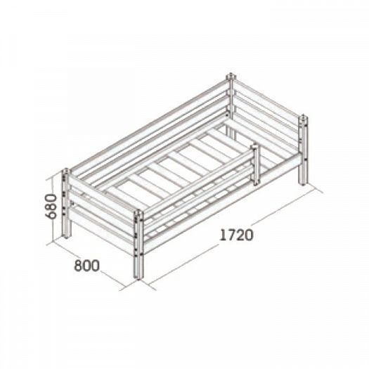 Кровать "Соня" 700*1600 мм - Схема