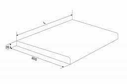 Столешница постформинг H26 L1800
