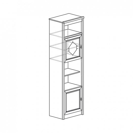 Шкаф многоцелевой № 663 Флоренция - Схема